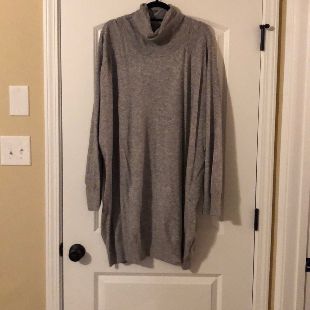 Cowl Neck Sweater Dress